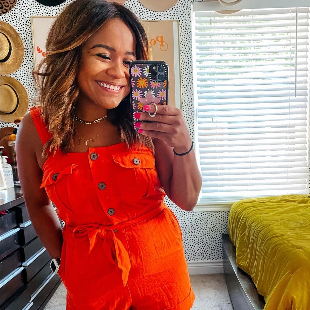 URBAN OUTFITTERS UTILITY ROMPER